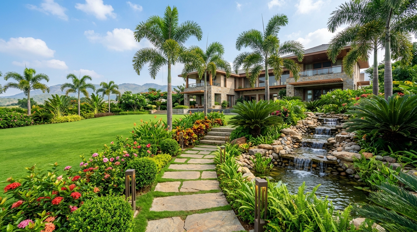 Villa & Commercial Landscaping Tamil Nadu